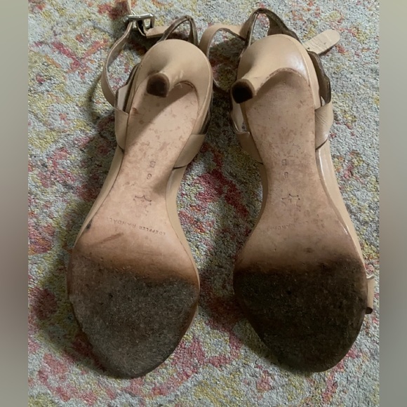 Loeffler Randall Scalloped Heel Nude Size 8 - Picture 2 of 4